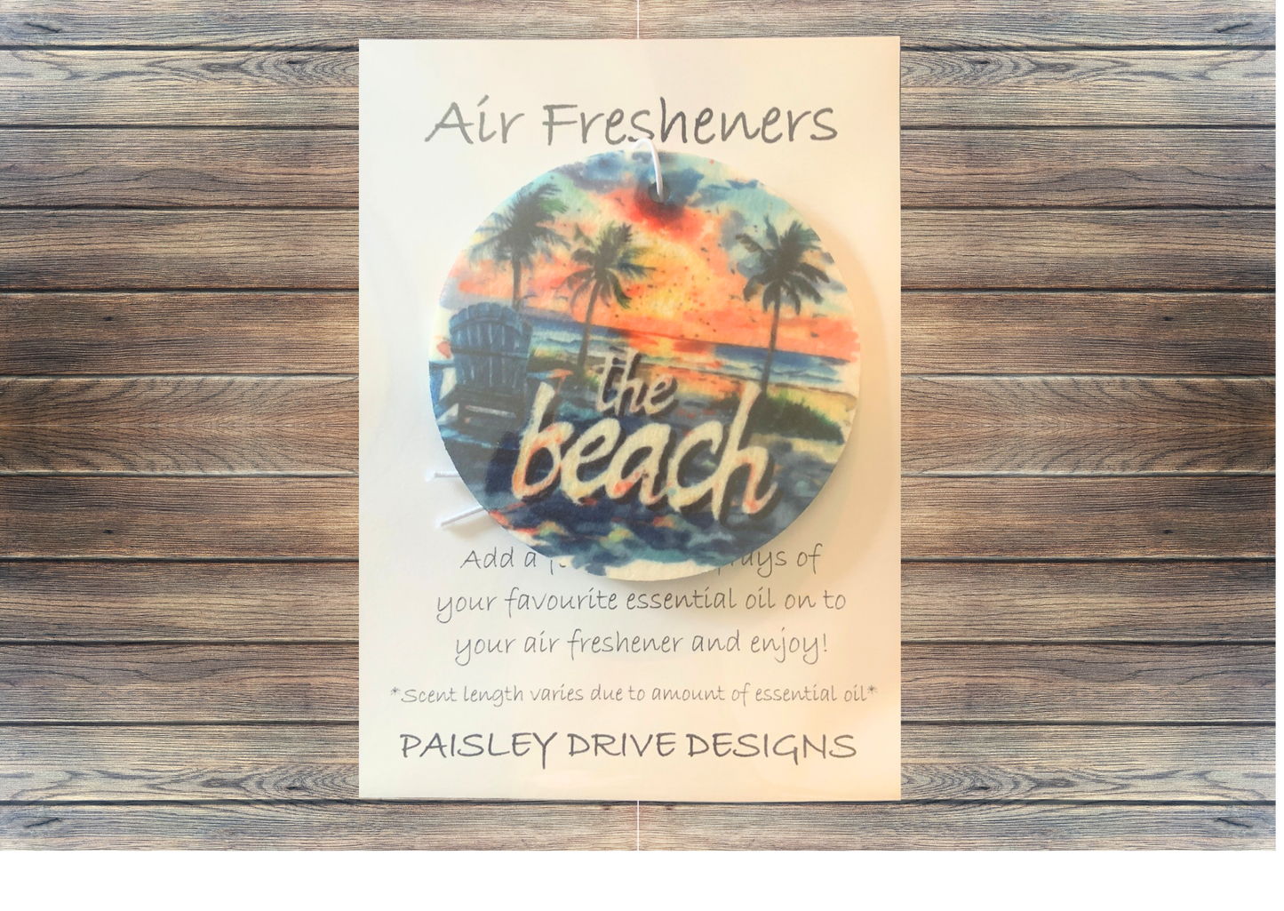 The Beach Air Freshener