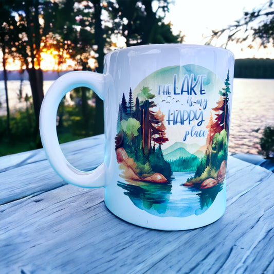 The Lake is my Happy Place Mug